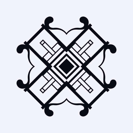 Vintage ornamental art deco style.のイラスト素材