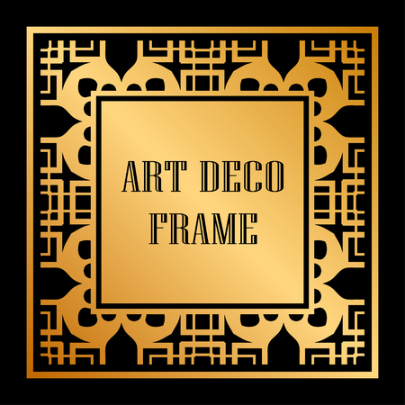 Ornamental decorative label frameのイラスト素材