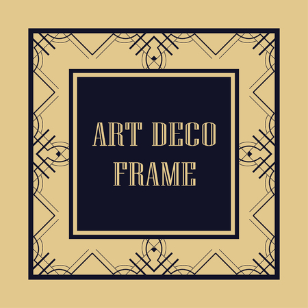 Vintage ornamental decorative label frame with ornate border and vintage patternのイラスト素材