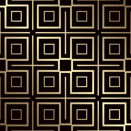Art Deco seamless vintage wallpaper pattern. Geometric decorative backgroundのイラスト素材