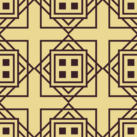 Abstract Art Deco Seamless Pattern Background. Geometric decorative texture.のイラスト素材