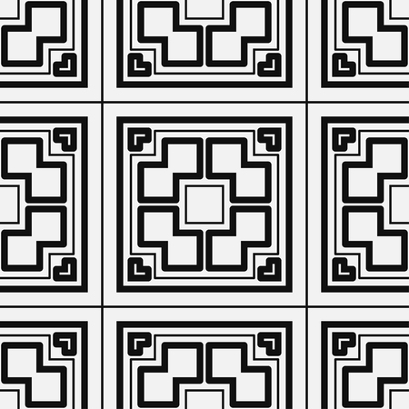 Vintage ornamental Deco art seamless pattern. Template for designのイラスト素材