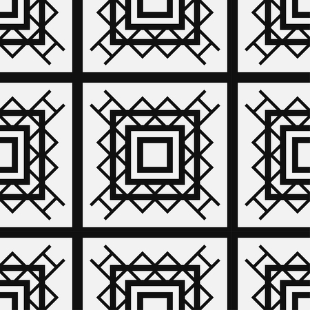 Vintage ornamental Deco art seamless pattern. Template for designのイラスト素材