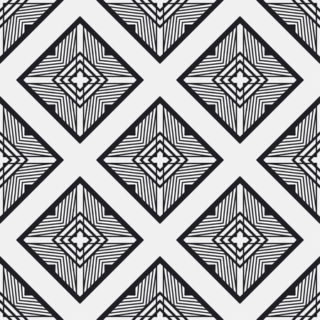 Art Deco Pattern. Seamless background. Geometric design. 1920-30s motifs. Luxury vintage illustrationのイラスト素材