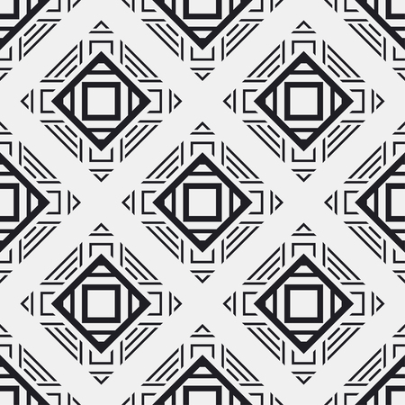 Art Deco Pattern. Seamless background. Geometric design. 1920-30s motifs. Luxury vintage illustrationのイラスト素材