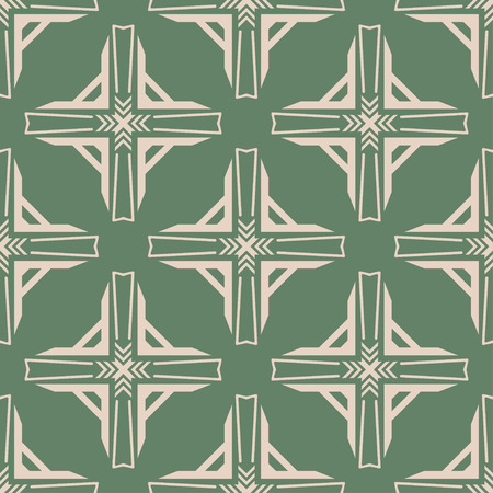 Art Deco Pattern. Seamless background. Geometric design. 1920-30s motifs. Luxury vintage illustrationのイラスト素材