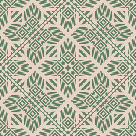 Art Deco Pattern. Seamless background. Geometric design. 1920-30s motifs. Luxury vintage illustrationのイラスト素材