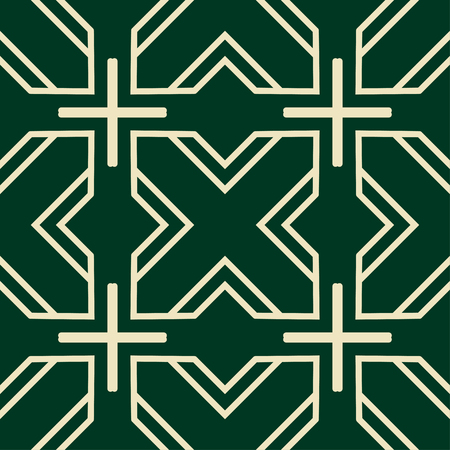 Vintage Art Deco Seamless Pattern. Geometric decorative textureのイラスト素材