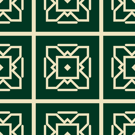 Vintage Art Deco Seamless Pattern. Geometric decorative textureのイラスト素材