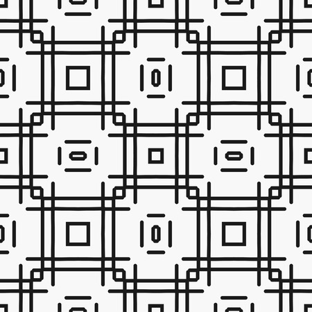 Art deco black and white texture. Seamless geometric patternのイラスト素材