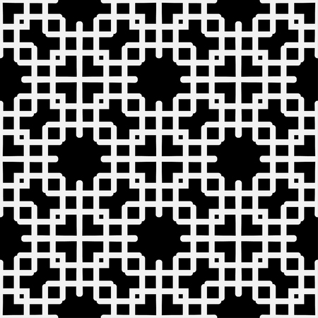 Art deco black and white texture. Seamless geometric patternのイラスト素材
