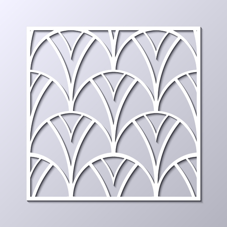 Retro art deco vintage pattern. Geometric ornamental white vintage texture on grey background.のイラスト素材