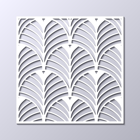 Retro art deco vintage pattern. Geometric ornamental white vintage texture on grey background.のイラスト素材