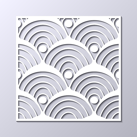 Retro art deco vintage pattern. Geometric ornamental white vintage texture on grey background.のイラスト素材