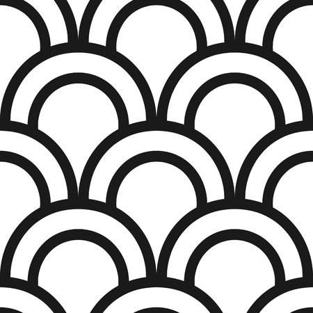 Vintage ornamental art deco retro seamless background and texture. Vector illustration can be used for wrapping paper, wallpapers, tiling, flooring, fabric, textile and other designs.のイラスト素材