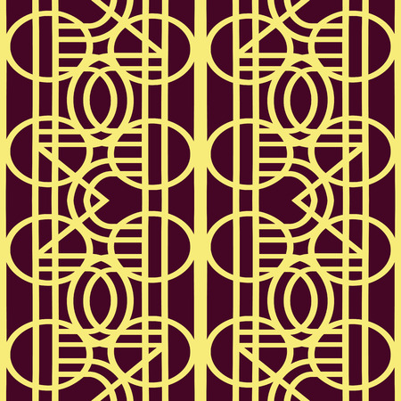 Vector modern tiles pattern. Abstract art deco seamless luxury backgroundのイラスト素材