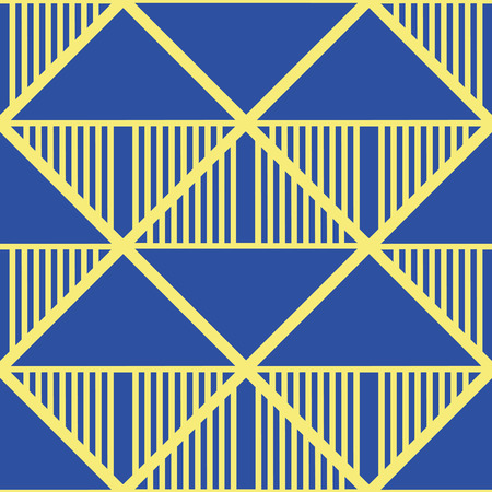 Vector modern tiles pattern. Abstract art deco seamless luxury backgroundのイラスト素材