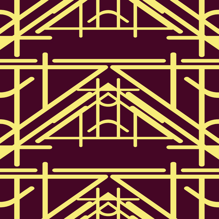 Vector modern tiles pattern. Abstract art deco seamless luxury backgroundのイラスト素材