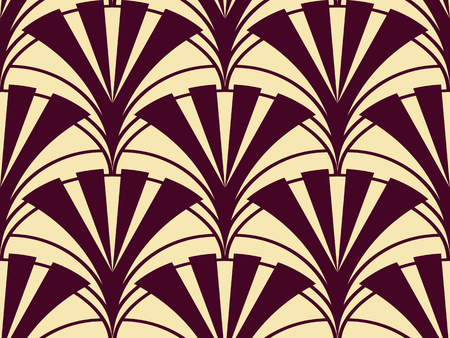 Art Deco seamless pattern. Retro vintage ornamental geometrical pattern, ornate texture. Element for designのイラスト素材