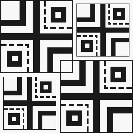 Vintage Art Deco seamless pattern and background. Geometric decorative texture. Vintage element for retro designのイラスト素材