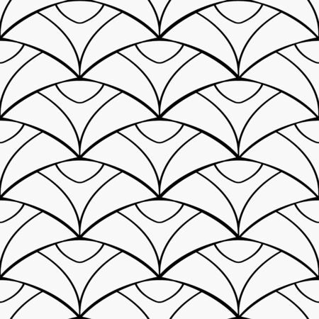 Vintage Art Deco seamless pattern and background. Geometric decorative texture. Vintage element for retro designのイラスト素材