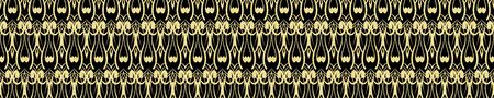 Modern geometric tiles pattern. Golden lined shape. Abstract art deco seamless luxury background.の写真素材