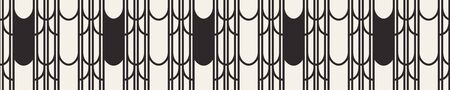 Vector abstract seamless pattern. Geometric classic background. Vintage art deco texture. Vector illustrationのイラスト素材