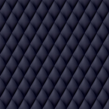 Quilted seamless pattern. Black color illustration.のイラスト素材