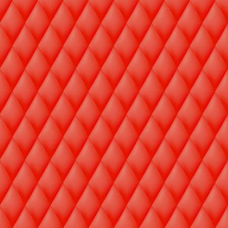 Quilted seamless pattern. Red color illustration.のイラスト素材