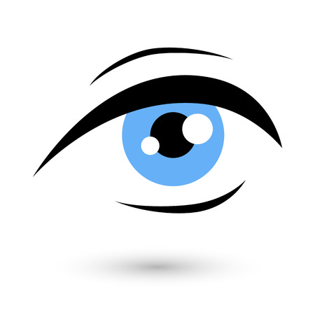 Woman eye  beauty symbol. Vision icon.のイラスト素材