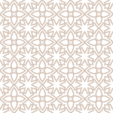 Arabesque seamless beautiful oriental arabic islam pattern. Abstract vector background.のイラスト素材