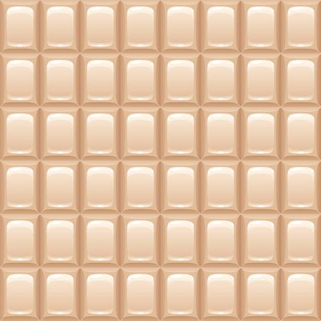 White chocolate bar seamless pattern sweet background.のイラスト素材