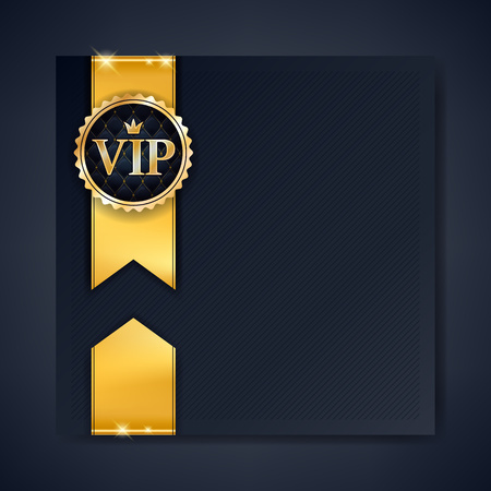 VIP club party premium invitation card poster flyer.のイラスト素材