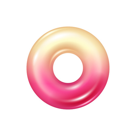 Round colorful jelly ring candy.のイラスト素材