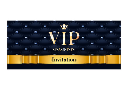 VIP invitation card premium design template.のイラスト素材