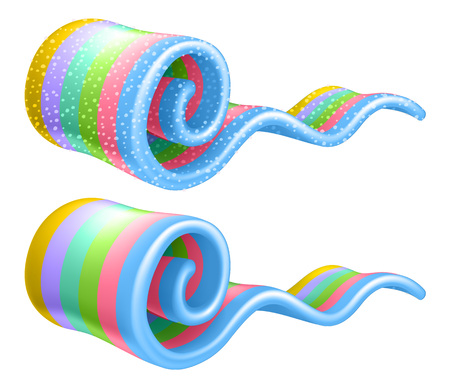 Sugar jelly strip. Chewing candy vector illustration.のイラスト素材