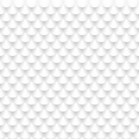 White fish scale seamless pattern. Abstract vector background.のイラスト素材