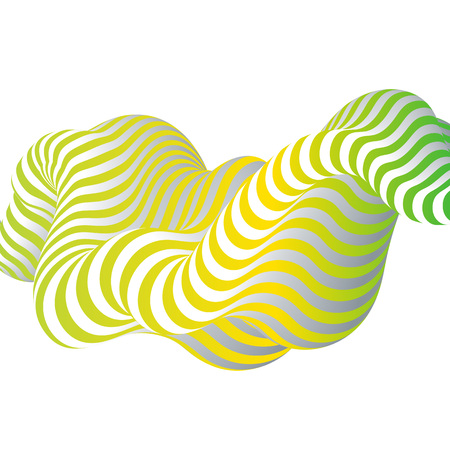 Wavy abstract structure background. Technology or science concept design.のイラスト素材