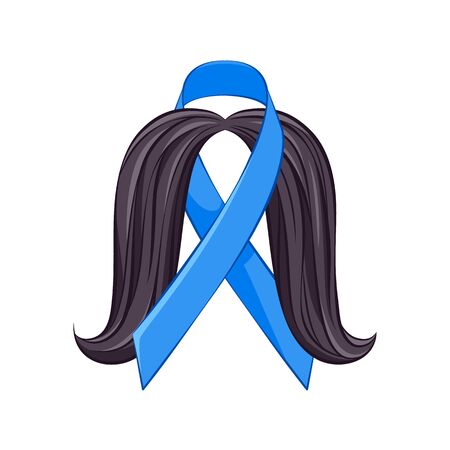 Men's prostate cancer awareness month. Mens health concept.のイラスト素材