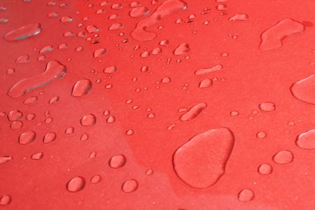 Drops on glassの写真素材