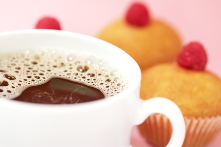 Cup of Coffee and muffinsの写真素材