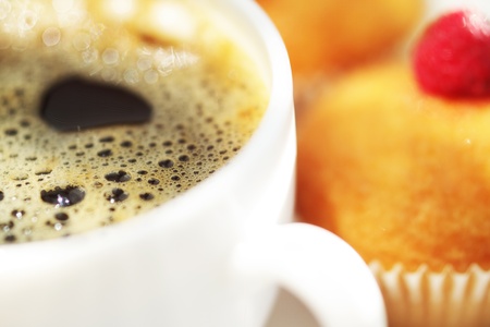 Cup of Coffee and muffinsの写真素材