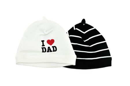 set of two hats for newbronの写真素材