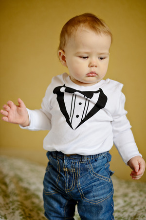 cute baby boy の写真素材