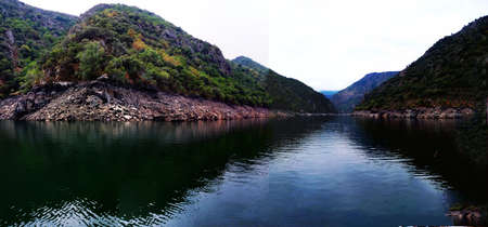 Ribera sacra, Galicia a paradise among vineyards and mountainsの写真素材