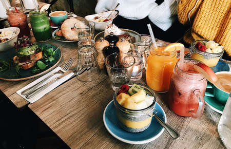 Brunch in Stockholm, Sweden.