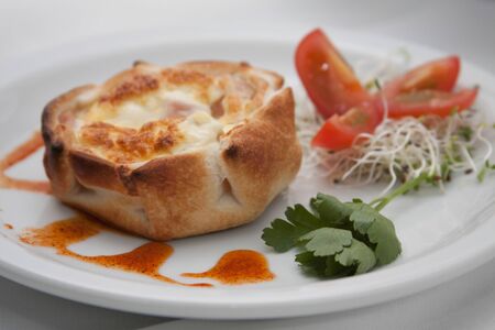pie to the plateの写真素材