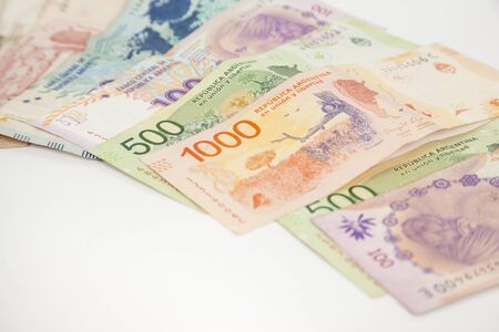 banknotes of different denominationsの写真素材