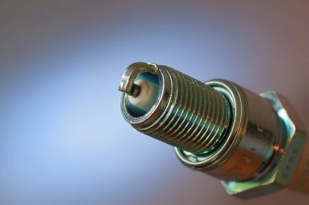 Spark plug as close-upの写真素材