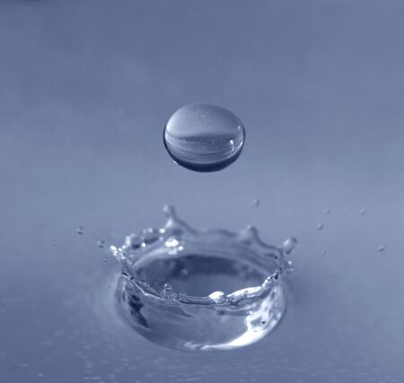 water drops splashingの写真素材